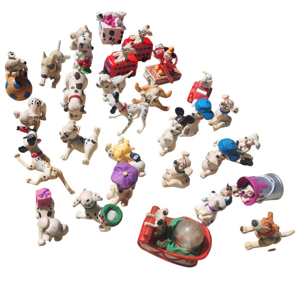 Vtg 90’s 101 Dalmatian MATTEL Disney McDonalds Happy Meal Toys Lot of 30
